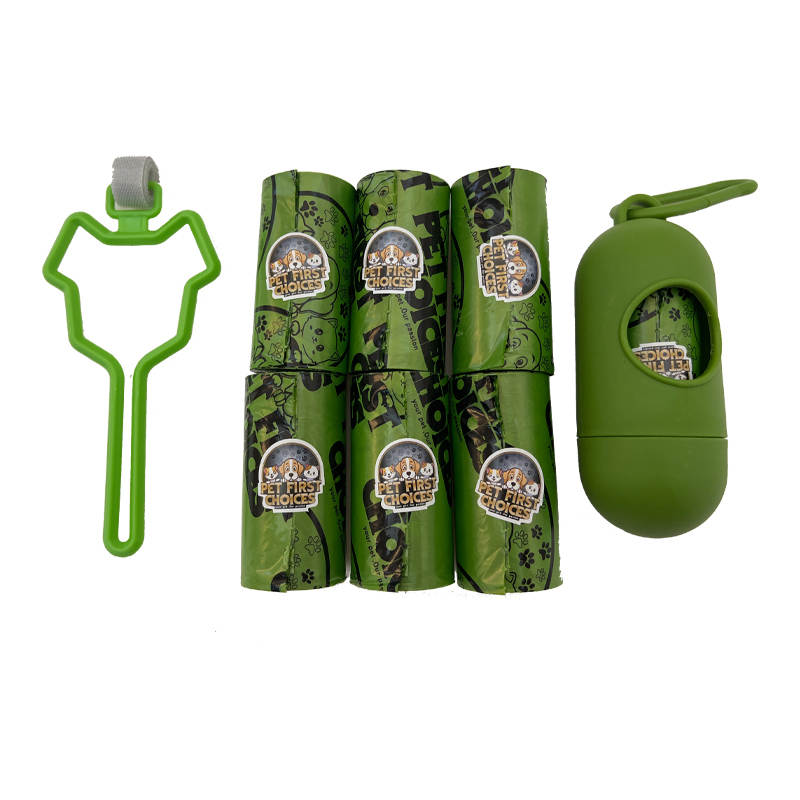 Dog poop bags dispenser with scented Poop Bags